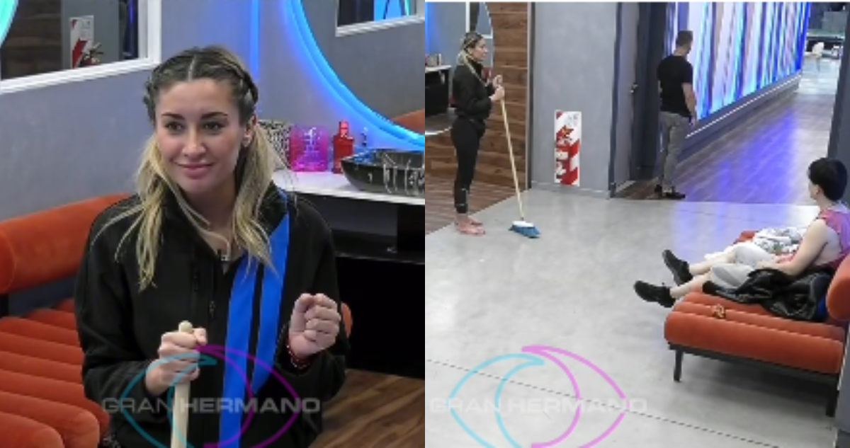 Camila Andrade y compañeros de Gran Hermano ensayando “Congelado”