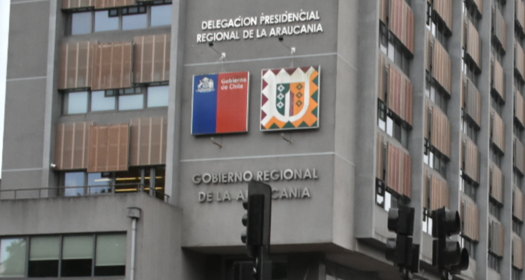 Frontis del Gobierno Regional de La Araucanía por incumplimientos detectados por el CPLT