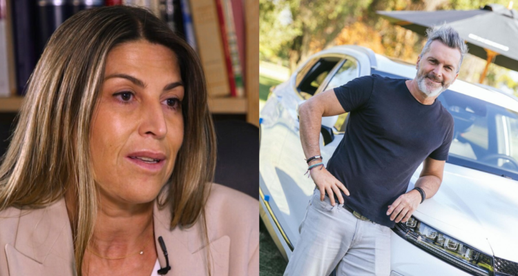 Magdalena Frei (izquierda) y Cristián Sánchez (derecha) en referencia a fugaz romance