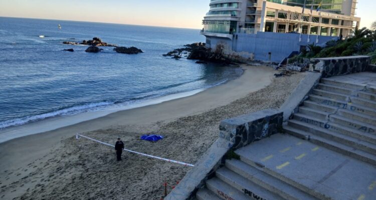 Cuerpo hallado en Caleta Abarca de Viña del Mar