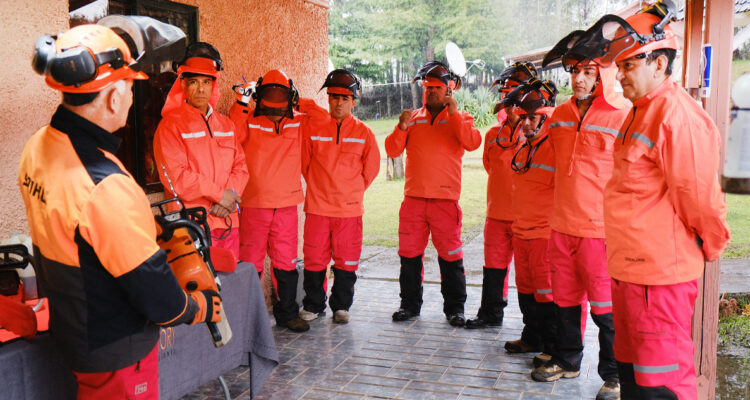 Personas privadas de libertad en Vilcún se preparan para desempeñarse en el sector forestal