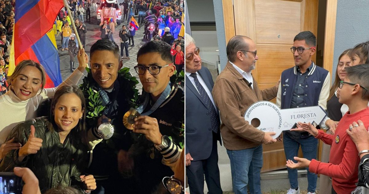 Daniel Pintado, medallista de oro, y un gran regalo de su país Ecuador: una casa