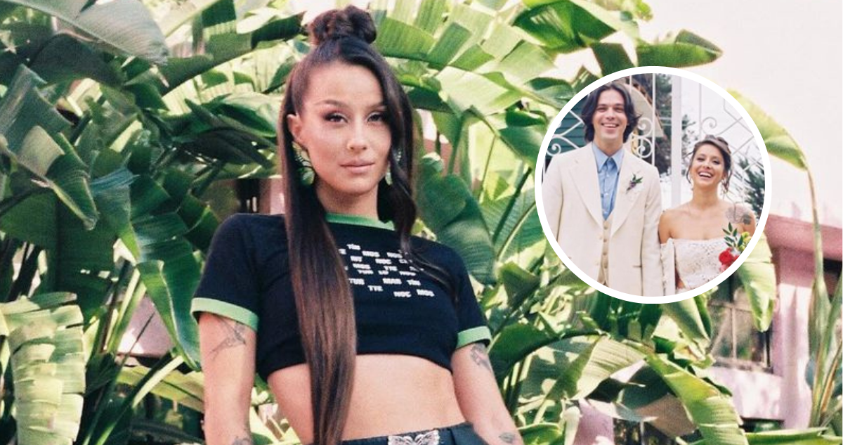 Denise Rosenthal y foto de su matrimonio con Camilo Zicavo en referencia a planes de maternidad