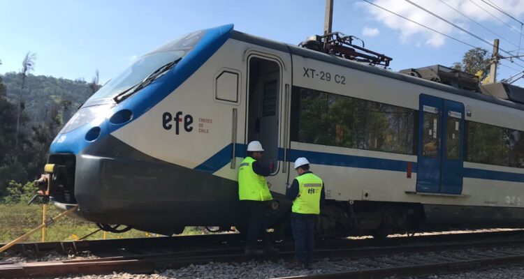 Descarrilamiento de tren en Quilpué