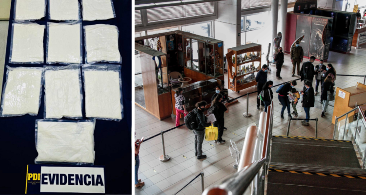 Detienen a imputado por tráfico de drogas en Aeropuerto Chacalluta: portaba $120 millones en ketamina