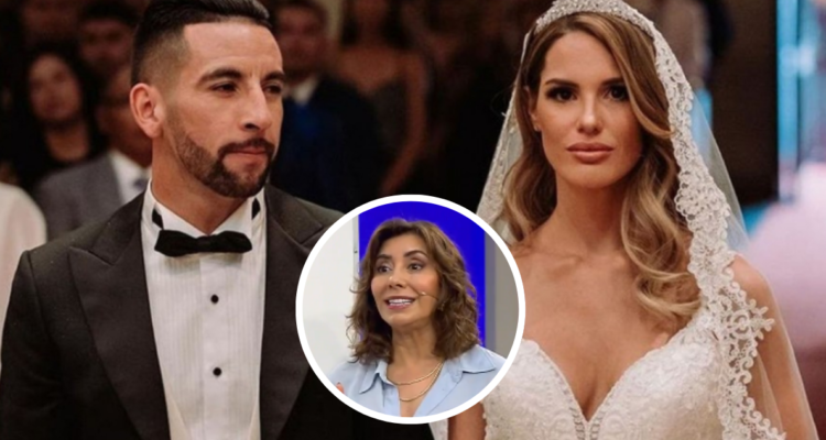 Mauricio Isla y Gala Caldirola en su matrimonio en referencia a explicación de Carmen Gloria Arroyo sobre divorcio