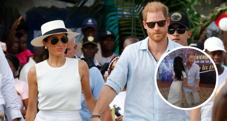 Meghan Markle junto al Principe Harry en Colombia