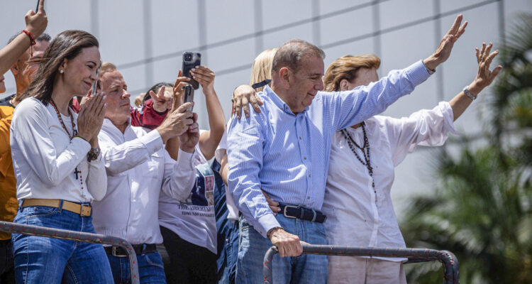 María Corina Machado junto a Edmundo González