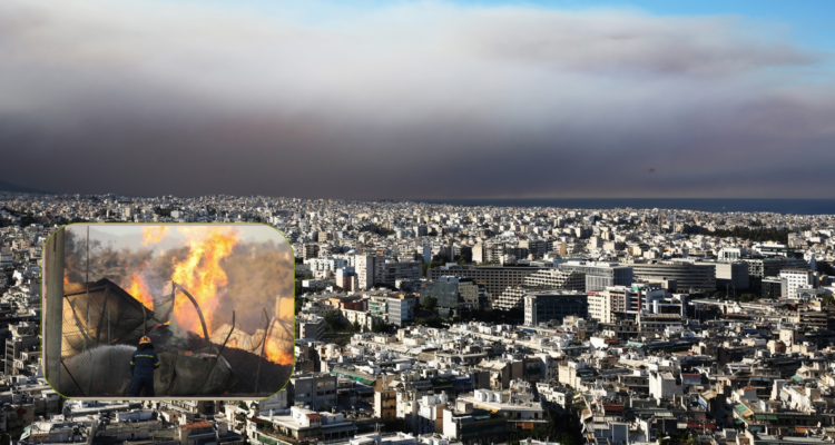 Más de 50.000 evacuados y 10.000 hectáreas arrasadas por mega incendio forestal en Grecia