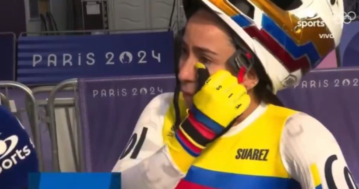 Mariana Pajón y su llanto tras no acceder a final del BMX en Juegos Olímpicos