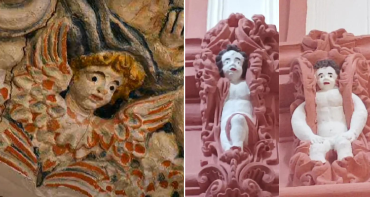 Nuevos ‘Ángeles’ tras fallida restauración en iglesia de España