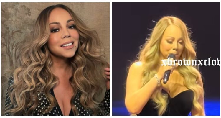 Fans preopcupados por Mariah Carey luego de “instrospectivo momento” en pleno show