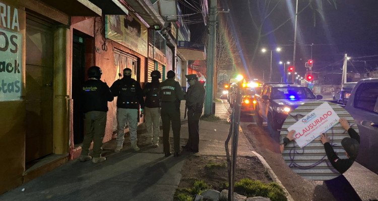 Clausuran al menos 9 casinos que funcionaban sin patente en Quillota