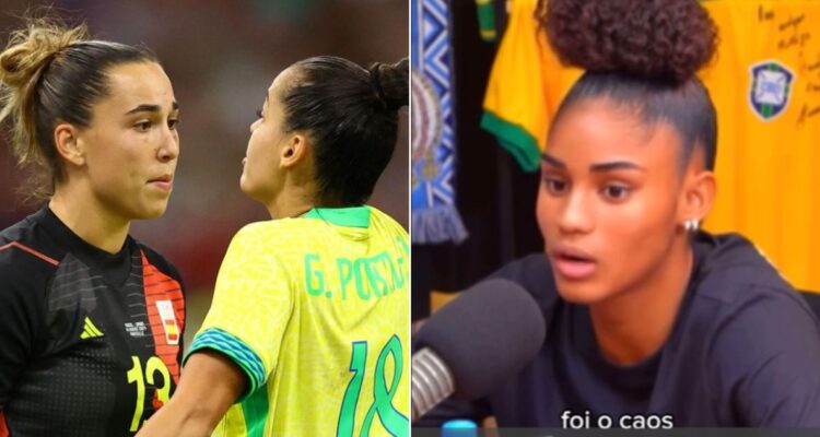Futbolista brasileña apuntó contra españolas por partido caliente de JJOO: “Ellas nos miran en menos”