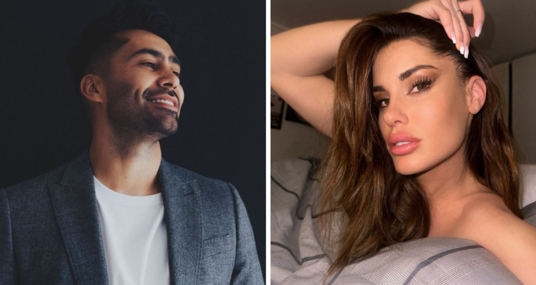 Luis Jiménez (izquierda) y Gala Caldirola (derecha) en referencia a rumores de romance