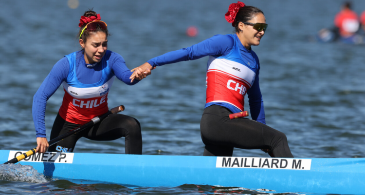 María José Milliard y Paula Gómez pasan a cuartos de final en los 500 metros de canoa doble en JJOO
