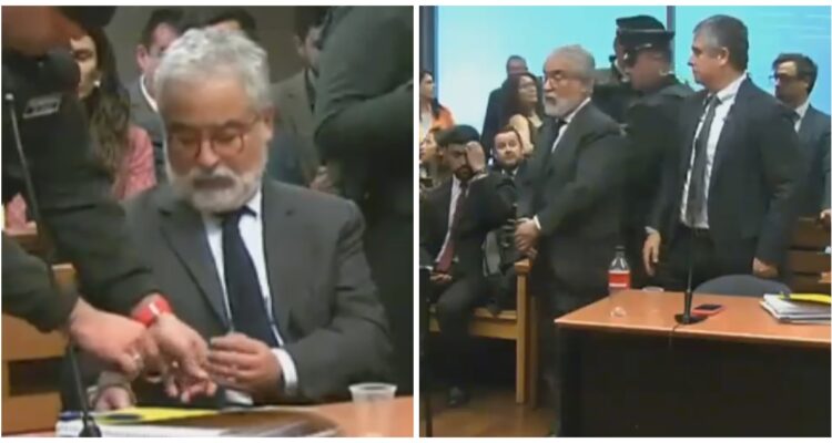 Luis Hermosilla esposado