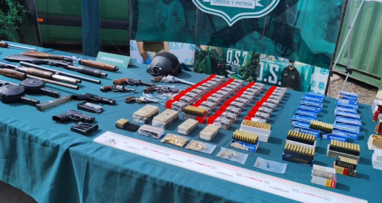 Incautación de armas