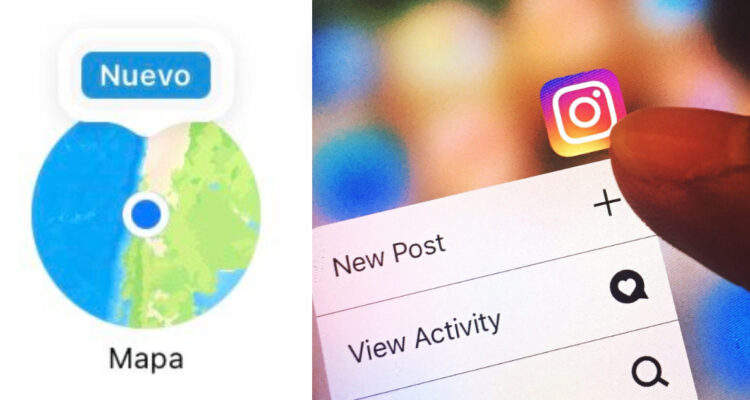 Nueva función de mapa en Instagram