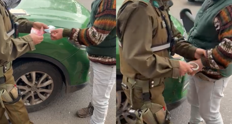 Carabineros detiene a conductor fiscalizado en El Monte: intentó sobornar a un policía con $20 mil