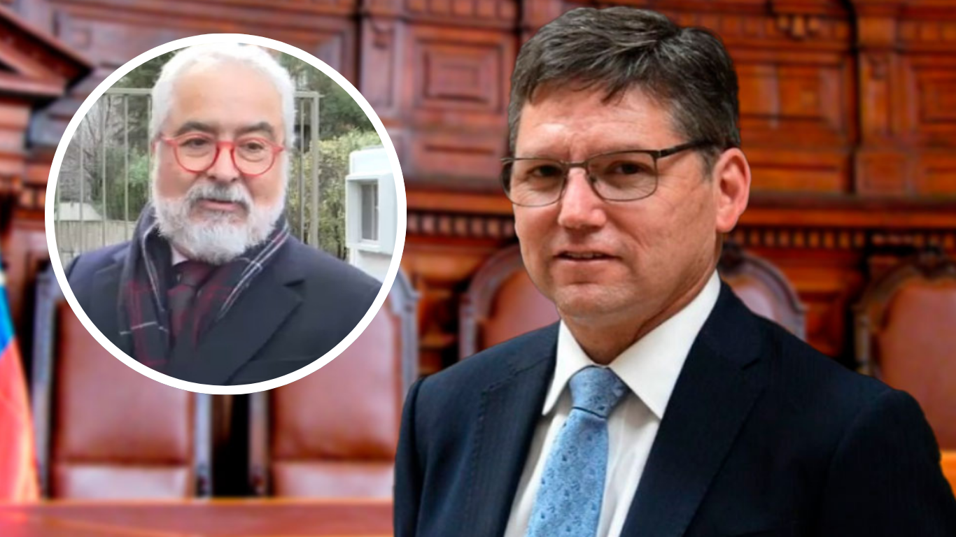 En la imagen, el ministro de la Corte Suprema, Jean Pierre Matus, quien debió declarar en calidad de testigo ante Fiscalía en investigación por Caso Audio, ligado a Luis Hermosilla.