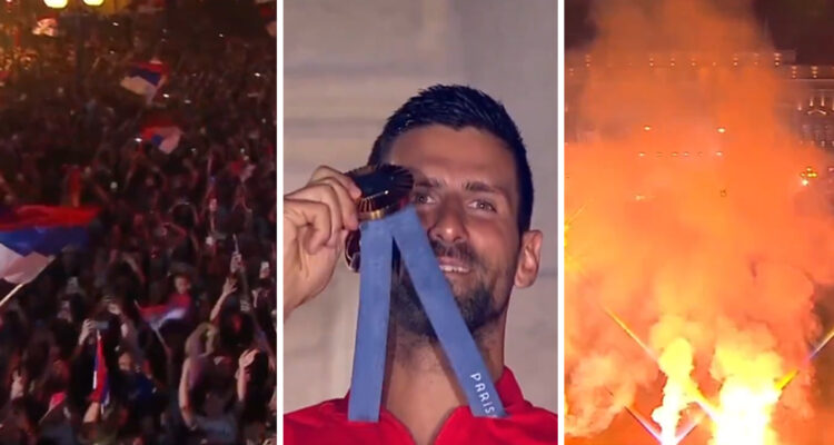 Novak Djokovic tuvo impactante recibimiento en Serbia luego de París 2024.