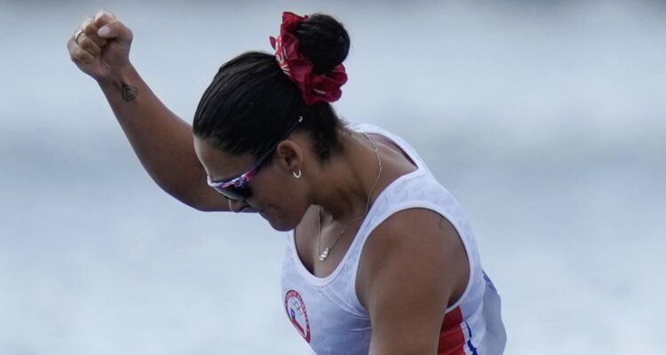 María José Mailliard se lució en el Canotaje C1 de París 2024.