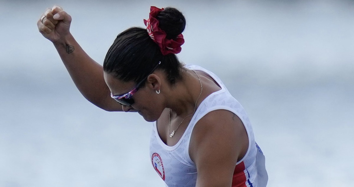 María José Mailliard se lució en el Canotaje C1 de París 2024.