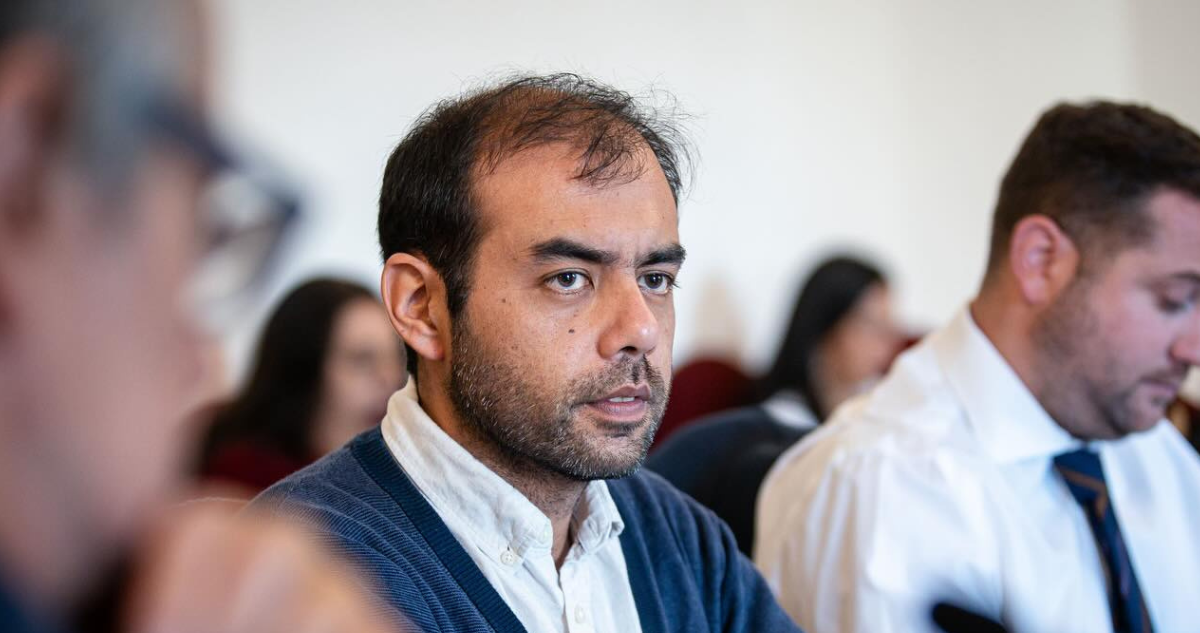 Imagen de Juan Pablo Leonelli en la Comisión Para la Paz