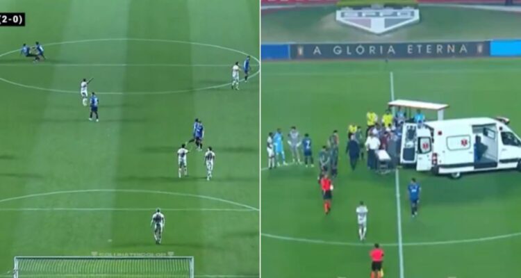 Izquierdoz, jugador de Nacional, se desvaneció en pleno duelo de Copa Libertadores contra SAo Paulo en Brasil