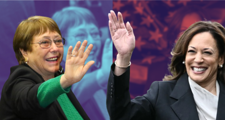 kamala harris michelle bachelet
