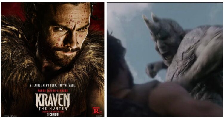 Sony lanzó el primer tráiler de “Kraven”, película basada en el icónico villano de Spider-Man que aparentemente enfrentará al Rhino.