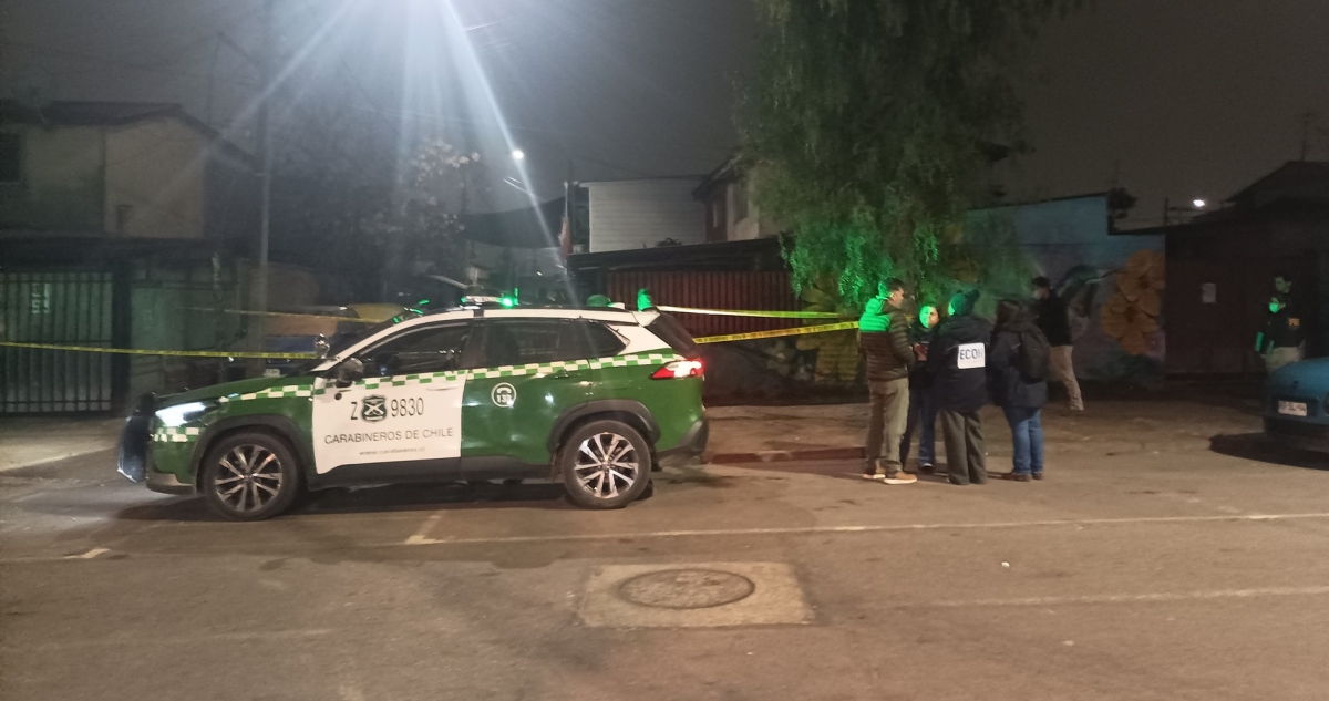 Cuarto homicidio durante este fin de semana en La Pintana: hombre es asesinado a tiros