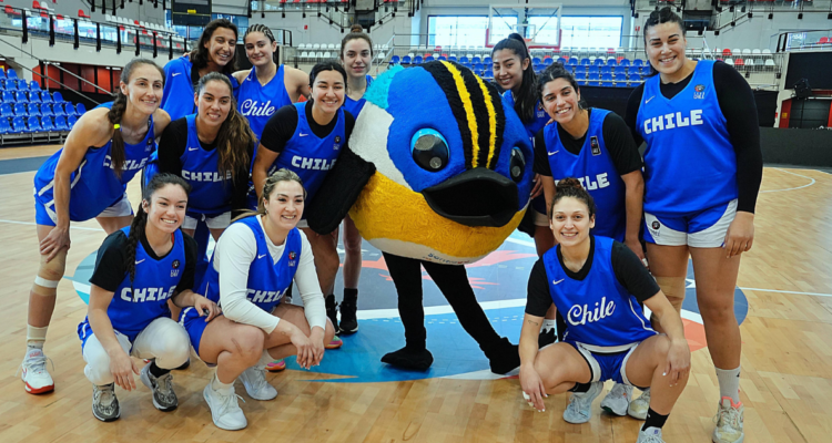 La Roja femenina de básquetbol debutará ante Uruguay en el Sudamericano de Santiago 2024.