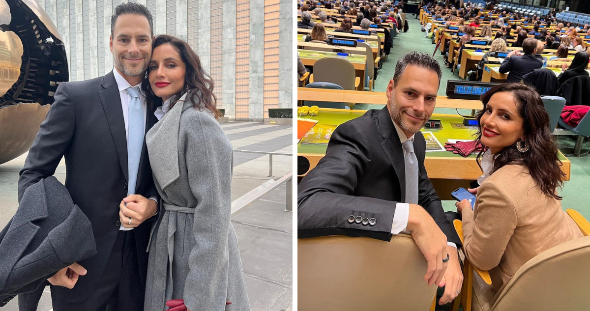 Leonor Varela junto a su exmarido, Lucas Akoskin, en referencia a su separación