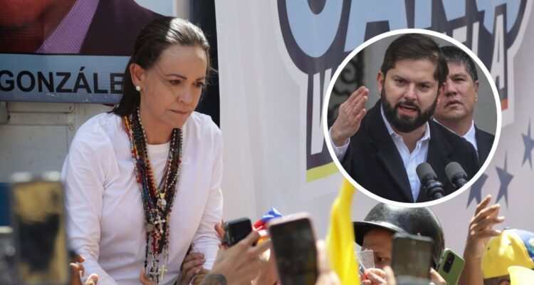 María Corina Machado agradece posición del presidente Boric y desliza posible papel mediador de Chile