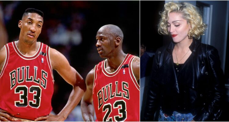 Scottie Pippen, Michael Jordan y Madonna