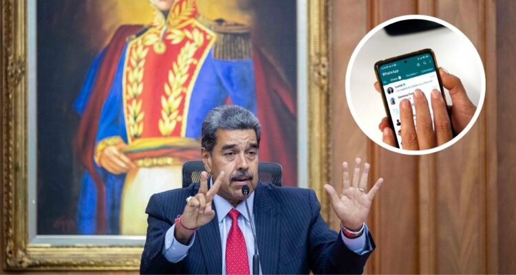 Maduro acusa a WhasApp de entregar “la base de datos” de Venezuela a líderes opositores