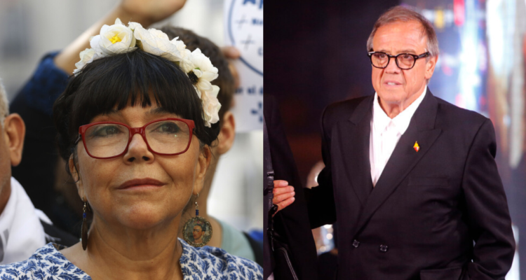 Malucha Pinto (izquierda) y Mauricio Pesutic (derecha) en referencia a desconocida relación