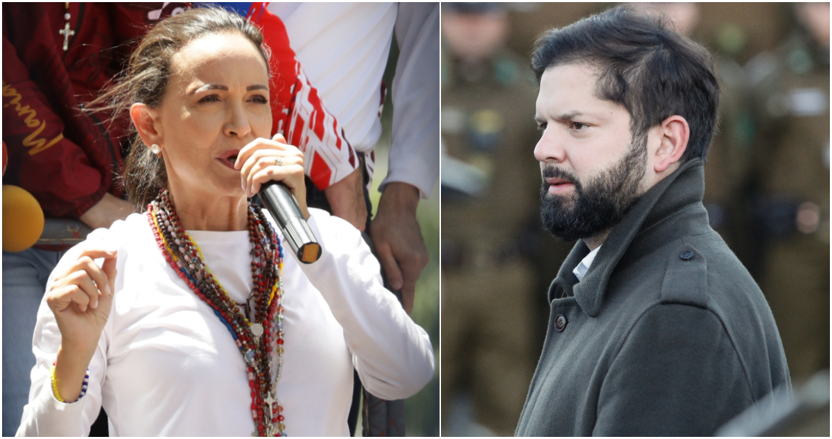 María Corina Machado agradece a Boric: “No podrán desconocer la soberanía popular” en Venezuela