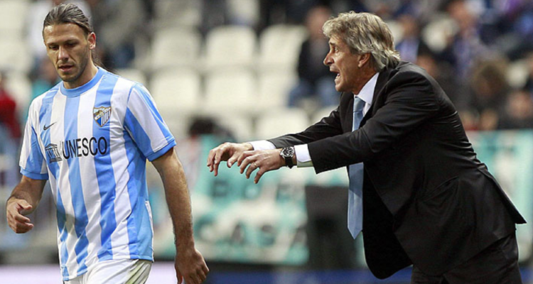 Martín Demichelis se rinde ante Manuel Pellegrini.