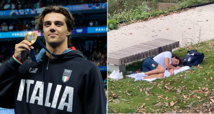 Medallista olímpico prefirió dormir en un parque a su cama en la Villa Olímpica.