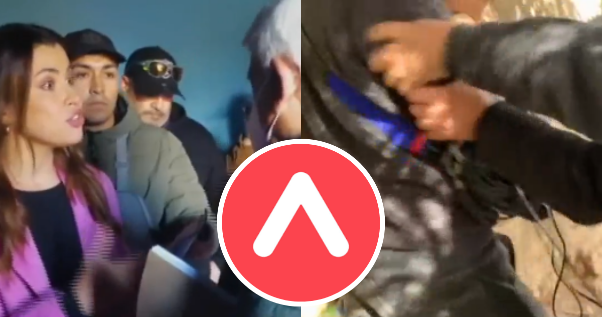Agresión a equipo de Mega en Rinconada y logo de Anatel ante pronunciación al respecto