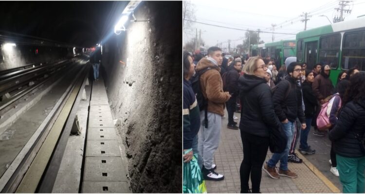 Baja tensión eléctrica provocó cierre de estaciones y lentitud en líneas del Metro