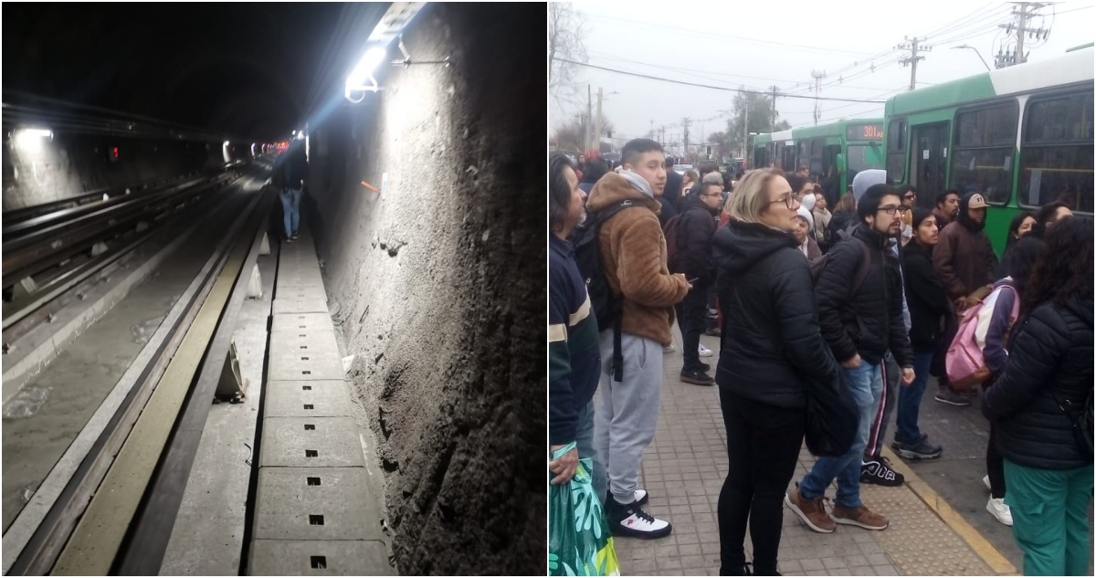 Baja tensión eléctrica provocó cierre de estaciones y lentitud en líneas del Metro