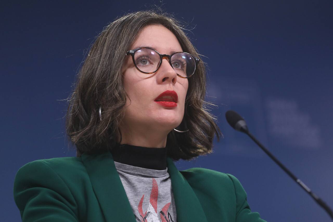 La Ministra Secretaria General de Gobierno, Camila Vallejo, realiza la vocería tras finalizar el comité político en el Palacio de La Moneda.