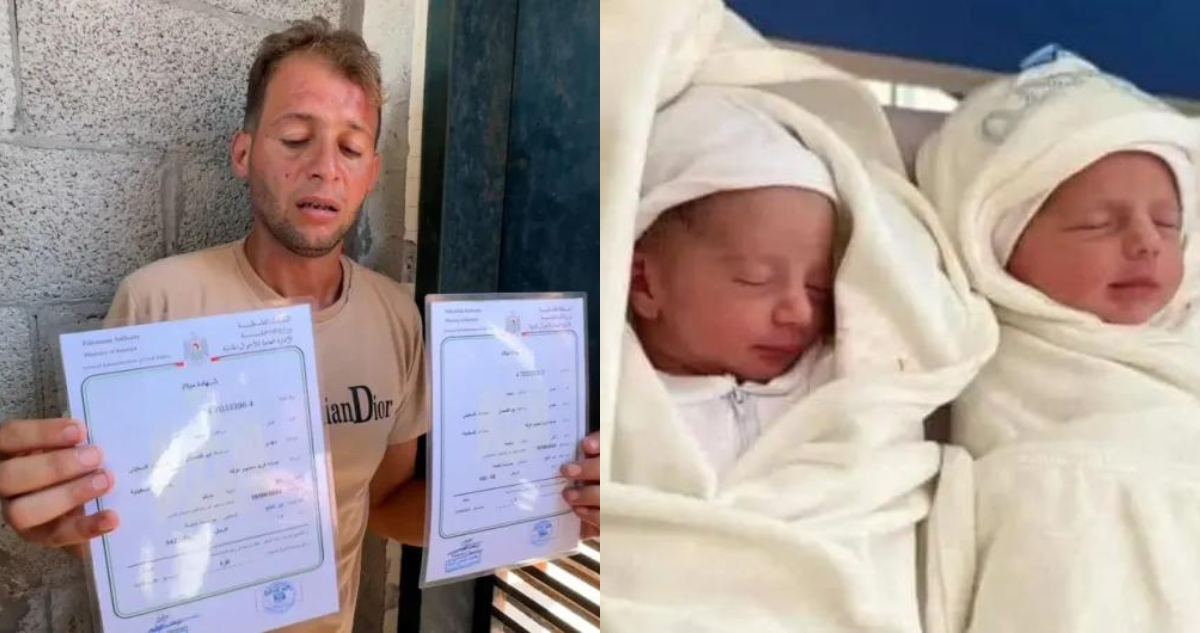 Bebés gemelos y su madre mueren tras ataque en Gaza mientras su padre inscribía sus nacimientos