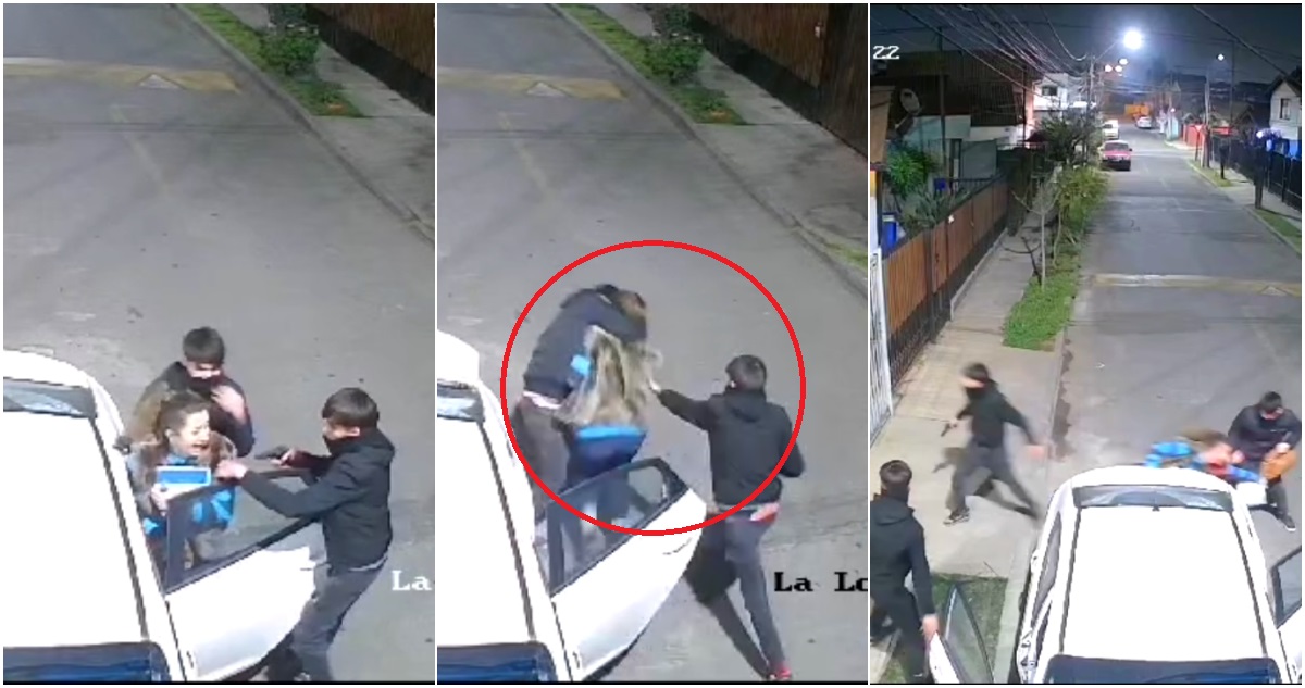 Mujer confrontó a delincuentes en portonazo armado, arrojó llaves y frustró el atraco en La Florida