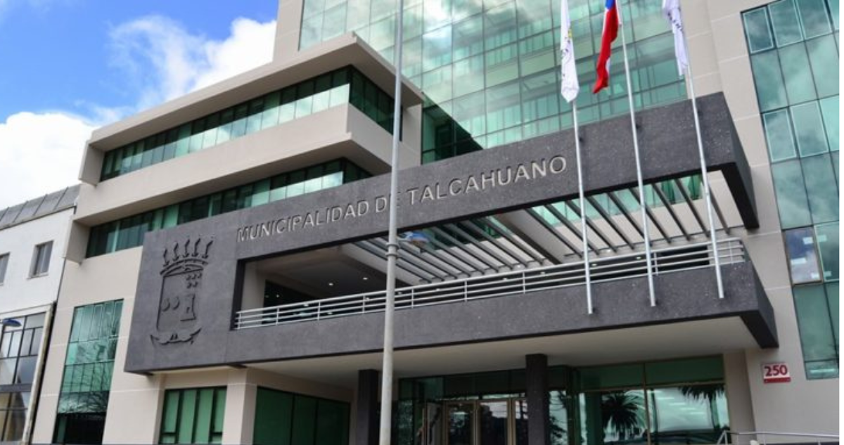 Frontis de la Municipalidad de Talcahuano