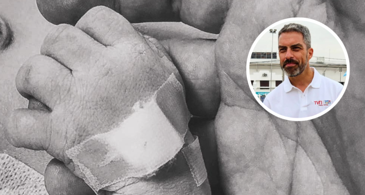 El periodista Nicolás Gutiérrez conmemoró a su hijo Vicente, fallecido a los 3 días de nacido en 2018, publicando una emotiva imagen.